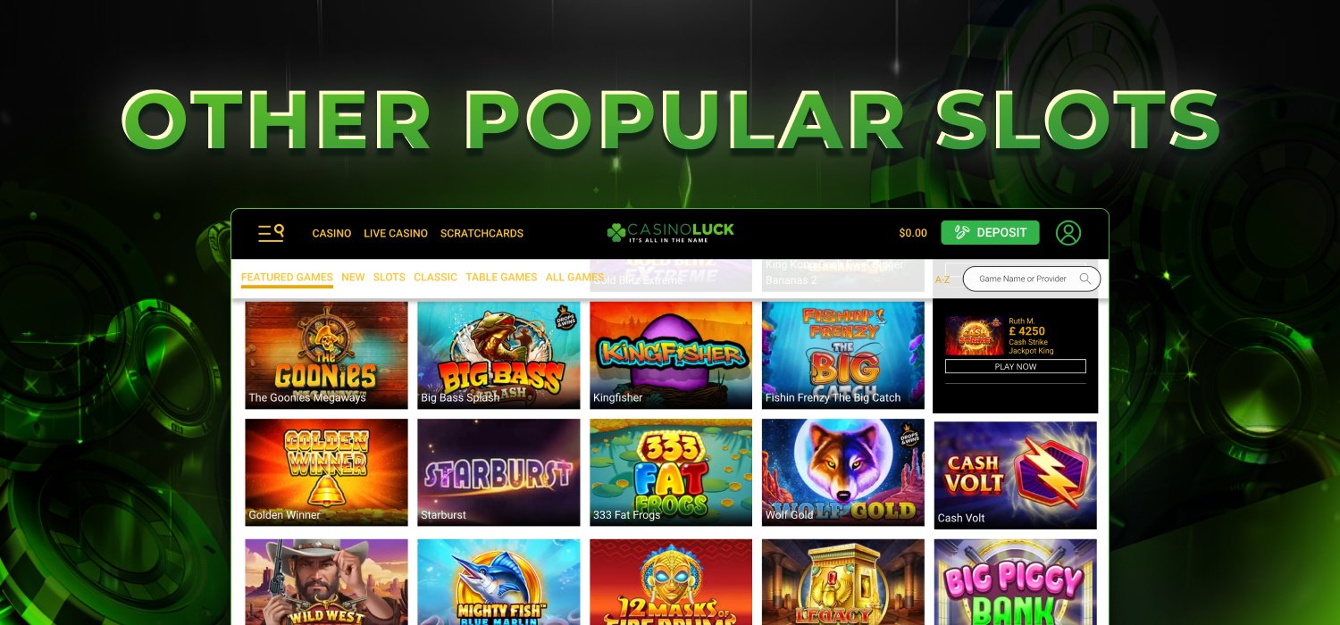 other slot games at casino luck